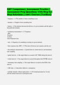 RBT Competency Assessment Practice &vert; Practice Test Questions and Verified Answers &vert; 100&percnt; Correct &lpar;A&plus;&rpar;