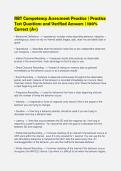 RBT Competency Assessment Practice &vert; Real Assessment Questions with Accurate Solutions &vert; 100&percnt; Correct &lpar;A&plus;&rpar;