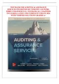 Test Bank &ndash; Auditing & Assurance Services 9th Edition by Timothy Louwers & Jerry Strawser &vert; Exam Questions & Solutions &lpar;2026 Update&rpar;