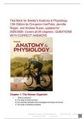 Seeley&rsquo;s Anatomy & Physiology 13th Edition &ndash; Questions & Answers with Rationales All 29 Chapters 2024&ndash;2026