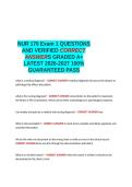 NUR 170 Exam 2 QUESTIONS AND VERIFIED CORRECT ANSWERS GRADED A&plus; -LATEST 2026-2027- 100- GUARANTEED PASS&period;docx