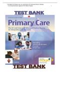 Test Bank &ndash; Primary Care&colon; The Art and Science of Advanced Practice Nursing - An Interprofessional Approach &lpar;6th Edition&rpar; by Dunphy &vert; Exam Questions & Solutions