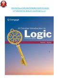 A Concise Introduction to Logic &lpar;14th Edition&rpar; by Patrick J&period; Hurley &ndash; Test Bank &ndash; Chapters 1&ndash;14 Practice Questions with Answers