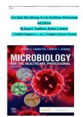 Microbiology for the Healthcare Professional 2nd Edition VanMeter Test Bank Questions and Answers Complete Exam Preparation Guide