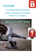 Accounting Principles &lpar;14th Edition&rpar; by Jerry J&period; Weygandt & Paul D&period; Kimmel &ndash; Test Bank &ndash; Chapters 1&ndash;27 Complete Practice Questions with Answers