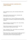 PPA 265 EXAM 2 MAYHEW - QUESTIONS WITH CORRECT ANSWERS&period;