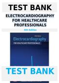 Test Bank &mdash; Electrocardiography for Healthcare Professionals &vert; 5th Edition &vert; Complete All Chapters &vert; Verified Q&A