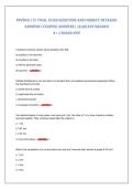 PHYSICS 131 FINAL EXAM QUESTIONS AND CORRECT DETAILED ANSWERS &lpar;VERIFIED ANSWERS&rpar; &vert;ALREADY GRADED A&plus;&vert;&vert;BRAND NEW
