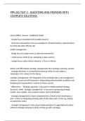 PPA 265 TEST 2 - QUESTIONS AND ANSWERS WITH COMPLETE SOLUTIONS&period;