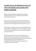 MS MPJE 2026 EXAM PREPARATION PACK KEY  STATE AND FEDERAL REGULATIONS WITH  SAMPLE QUESTIONS