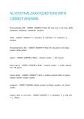NU 670 FINAL EXAM QUESTIONS WITH CORRECT ANSWERS&period;