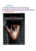 Test Bank Principles of Anatomy and Physiology&comma; 16th Edition&comma; by Bryan Derrickson&comma; Gerald Tortora &vert; Complete Guide A&plus;&vert; 2026