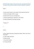 NSG 6001 Week 3 Midterm Exam Study Guide&colon; Ace Advanced Nursing Concepts & Clinical Decision-Making &vert; Newest 2026&sol;2027&vert; Graded A&plus;