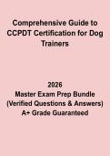Comprehensive Guide to CCPDT Certification for Dog Trainers PDF &vert; Exam Prep Study Guide