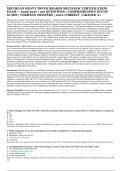 Michigan Heavy Truck Brakes Mechanic Certification Exam&comma; Michigan Secretary of State &lpar;Business Licensing Section&rpar;&comma; 2026&sol;2027 &ndash; 100-Question Comprehensive Study Guide with Verified Answers