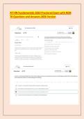 ATI RN Fundamentals 2023 Proctored Exam with NGN  70 Questions and Answers-2026 Version 