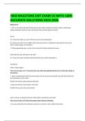 HESI MILESTONE EXIT EXAM V2-WITH 100&percnt;  ACCURATE SOLUTIONS-2025-2026