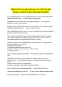 ARFF CCRE Exam with all Correct & 100&percnt; Verified Answers &vert;Latest Version &vert;Already Graded A&plus;