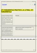 ATI FUNDAMENTALS PRACTICE A&comma; B&comma; & FINAL&comma; ATI  FUNDAMENTALS