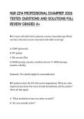 NUR 2214 PROFESSIONAL EXAMPREP 2026 TESTED QUESTIONS AND SOLUTIONS FULL REVIEW GRADED A&plus;
