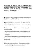 NUR 2392 PROFESSIONAL EXAMPREP 2026 TESTED QUESTIONS AND SOLUTIONS FULL REVIEW GRADED A&plus;