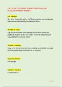 CHI ETA PHI TEST PAPER VERIFIED QUESTIONS AND  DETAILED ANSWERS GRADED A&plus;