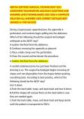 NBSTSA CERTIFIED SURGICAL TECHNOLOGIST SELF-ASSESSMENT EXAMINATION A&B EXAM QUESTIONS AND ANSWERS LATEST DOWNLOADED 2025&sol;2026 A COMPLETE SOLUTION ALL ANSWERS 100&percnt; CORRECT DETAILED BEST GRADED A&plus; FOR SUCCESS