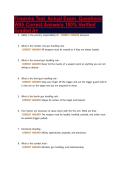 Firearms Test Actual Exam Questions With Correct Answers 100&percnt; Verified Graded A&plus;
