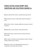 NCIDQ ACTUAL EXAM SCRIPT 2026  QUESTIONS AND SOLUTIONS GRADED A&plus; 