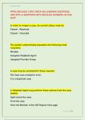 IPPSA RELEASE 3 &lpar;R3&rpar; CHECK ON LEARNING QUESTIONS&comma;  AND IPPS-A QUESTIONS WITH DETAILED ANSWERS ACTUAL  26&sol;27