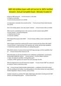 ARFF 6th Edition Exam with all Correct & 100&percnt; Verified Answers &vert;Actual Complete Exam &vert;Already Graded A&plus;