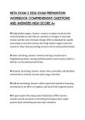 NETA EXAM 3 2026 EXAM PREPARATION  WORKBOOK COMPREHENSIVE QUESTIONS  AND ANSWERS HIGH SCORE A&plus; 
