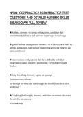 NFDN 1002 PRACTICE 2026 PRACTICE TEST  QUESTIONS AND DETAILED NURSING SKILLS  BREAKDOWN FULL REVIEW 