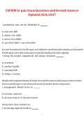 CAPSIM HR Quiz Exam Questions and Revised Answers &ndash; Updated 2026&sol;2027 Complete Study Guide