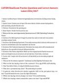 CAPSIM Final Exam Practice Questions and Answers &ndash; Latest 2026&sol;2027 Complete Study Guide