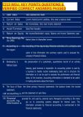 C213 WGU&comma; KEY POINTS QUESTIONS & VERIFIED CORRECT ANSWERS PASSED