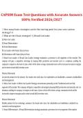 CAPSIM Exam Test Questions and Answers &ndash; Complete Study Guide &lpar;2026&ndash;2027&rpar;