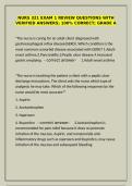 NURS 321 Exam Package Deals &vert; Pathophysiology & Pharmacology Study Guides
