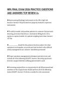 NIFA FINAL EXAM 2026 PRACTICE QUESTIONS  AND ANSWERS TOP REVIEW A&plus;