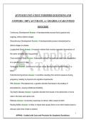 AP PYSCH UNIT 4 TEST &vert;VERIFIED QUESTIONS AND ANSWERS &vert; 100&percnt; ACCURATE&comma; A&plus; GRADED&comma; GUARANTEED SUCCESS&excl;