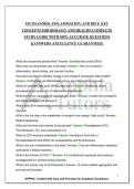 EICOSANOIDS&comma; INFLAMMATION&comma; AND DIET&colon; KEY CONCEPTS FOR BIOLOGY AND HEALTH &vert;COMPLETE STUDY GUIDE WITH 100&percnt; ACCURATE QUESTIONS &ANSWERS&period; EXCELLENCE GUARANTEED&period;