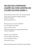 NUR 2502 EXAM 2 PROFESSIONAL EXAMPREP 2026 TESTED QUESTIONS AND ACCURATE SOLUTIONS GRADED A&plus;