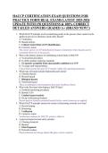 HACCP CERTIFICATION EXAM QUESTIONS FOR  PRACTICE FORM REAL EXAMS LATEST 2025-2026  UPDATE WITH 150 QUESTIONS & 100&percnt; CORRECT  DETAILED ANSWERS GRADED A&plus; &lpar;BRAND NEW&excl;&excl;&rpar; 
