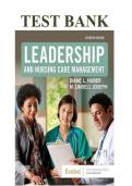 Test Bank&colon; Leadership and Nursing Care Management &lpar;7th Edition&rpar; &ndash; Diane L&period; Huber & M&period; Lindell Joseph