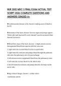 NUR 2502 MDC 3 FINAL EXAM ACTUAL TEST SCRIPT 2026 COMPLETE QUESTIONS AND ANSWERS GRADED A&plus;