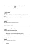Galen-NU131 Nursing and HealthCare Questions with Correct Answers