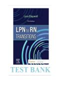 Test Bank&colon; LPN to RN Transitions &lpar;5th Edition&rpar; &ndash; Lora Claywell