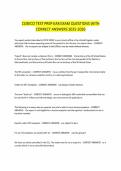 CUSECO TEST PREP EAR EXAM QUESTIONS WITH CORRECT ANSWERS 2025-2026
