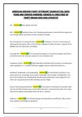 AMERICAN AIRLINES FLIGHT ATTENDANT EXAM&vert;ACTUAL QUESTIONS AND VERIFIED ANSWERS &vert;GRADED A&plus;&vert;PASS FIRST ATTEMPT&vert;BRAND NEW 2026 UPDATE&excl;&excl;&excl;&excl;