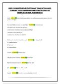 DELTA FOUNDATIONS FLIGHT ATTENDANT EXAM&vert;ACTUAL QUESTIONS AND VERIFIED ANSWERS &vert;GRADED A&plus;&vert;PASS FIRST ATTEMPT&vert;BRAND NEW 2026 UPDATE&excl;&excl;&excl;&excl;